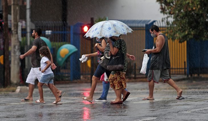 Domingo será de chuva em todas as regiões de Mato Grosso do Sul