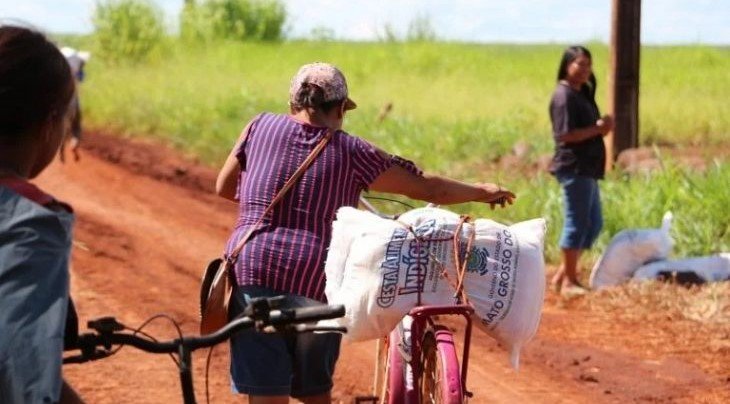 Governo de MS entregou 20 mil cestas para indígenas na primeira semana do ano