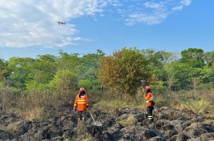 Com monitoramento em Bonito, Bombeiros atuam em outras três áreas do Pantanal