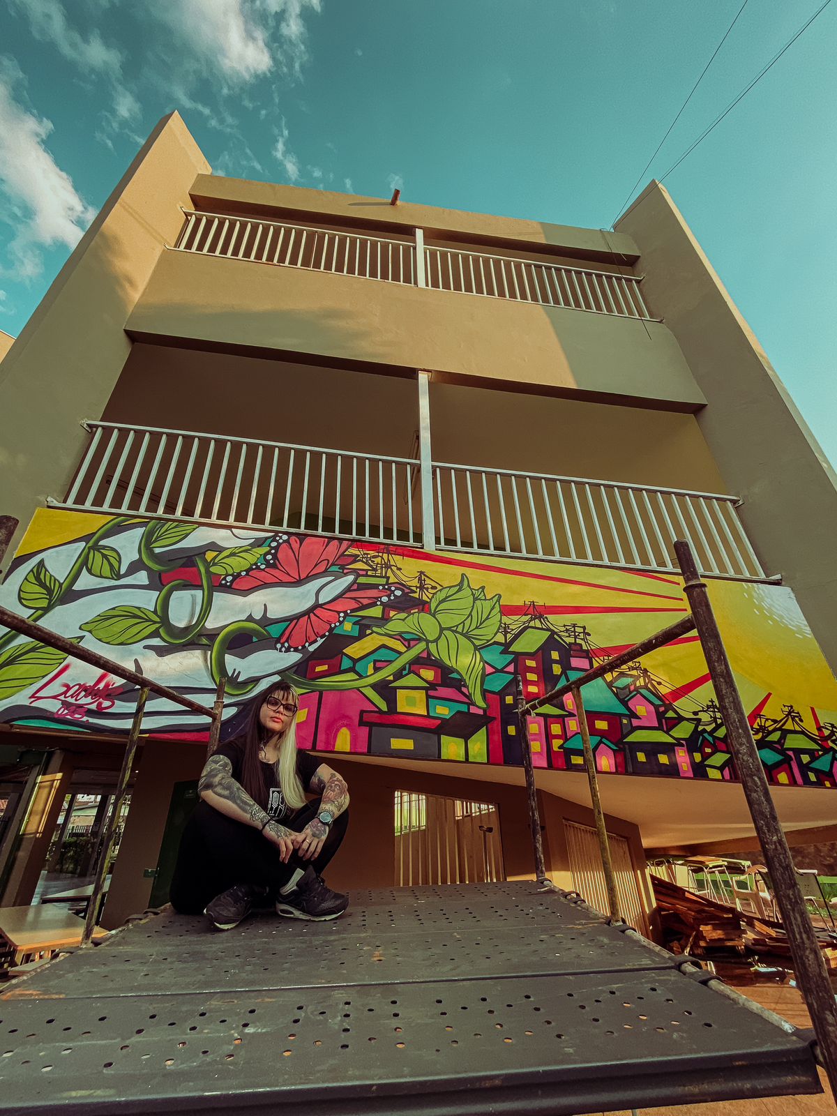 Projeto cultural concretiza as ODS nos muros de escolas públicas de Campo Grande