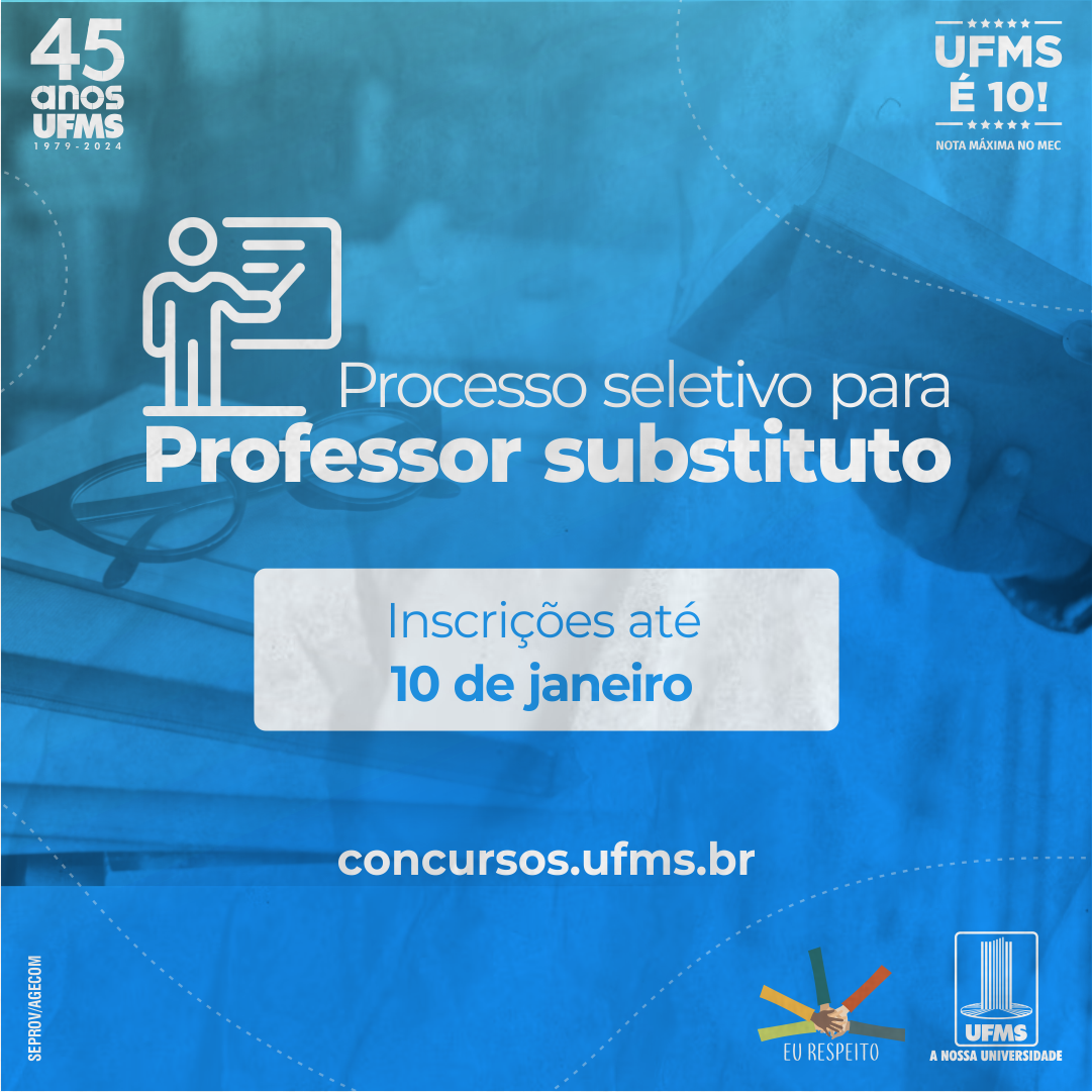 Processo seletivo para professores substitutos recebe inscrições até hoje (10)