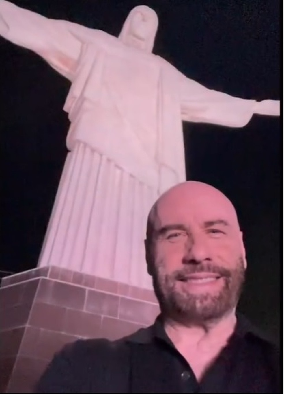 John Travolta lembra recente passagem pelo Rio e revela motivo da viagem