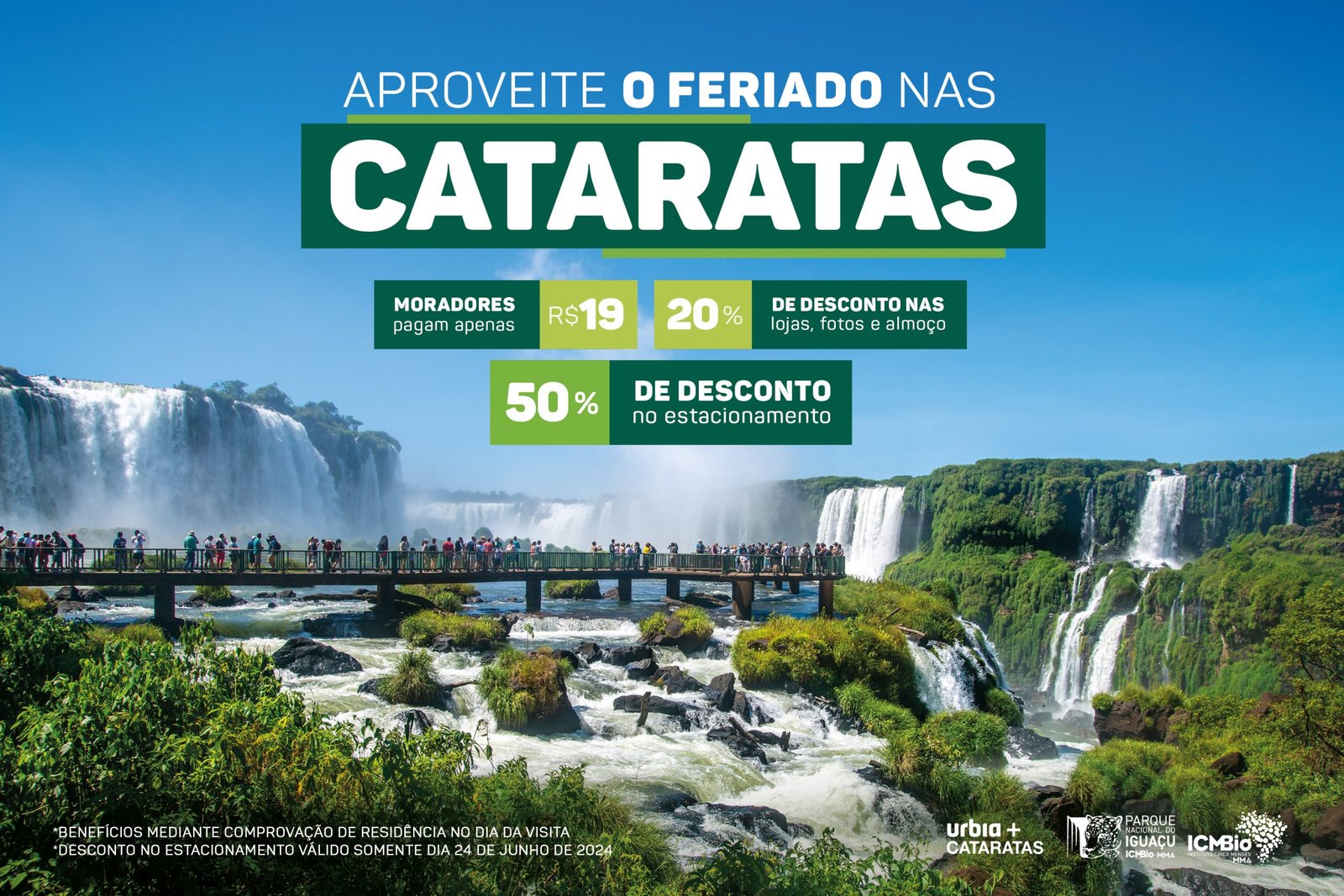 Aproveite o feriado para visitar as Cataratas do Iguaçu com diversos benefícios