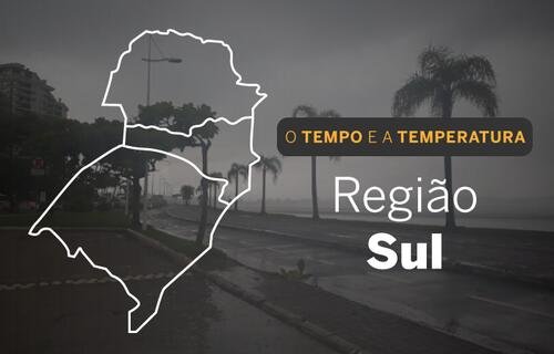 PREVISÃO DO TEMPO: sábado (13) tem alerta de chuvas, onda de frio e geadas no Sul