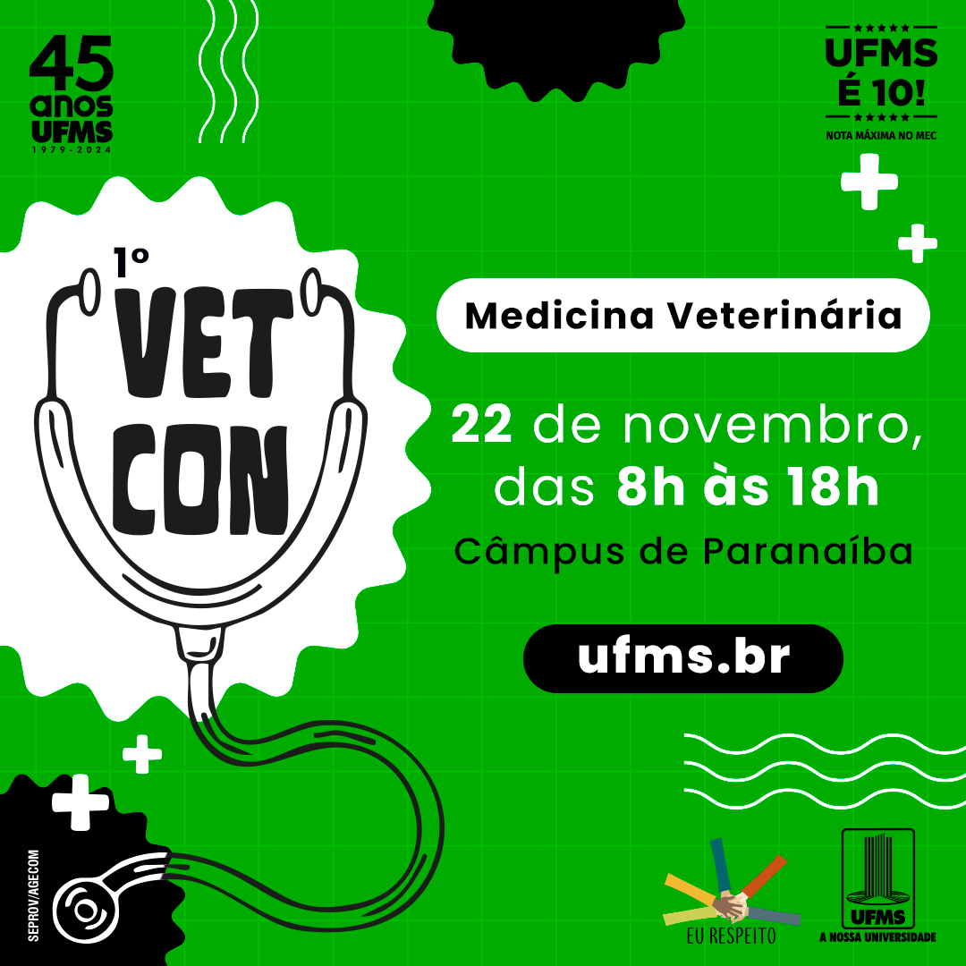 Evento de Medicina Veterinária do Câmpus de Paranaíba da UFMS apresenta áreas de atuação profissional